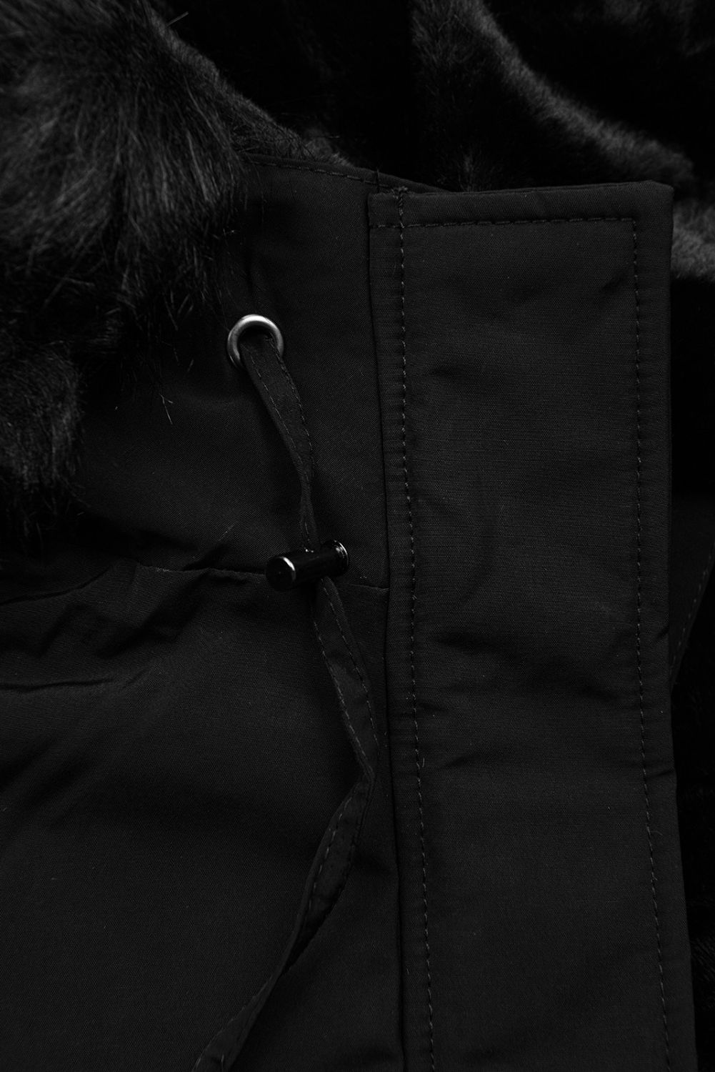 Parka na zimu černá/černá