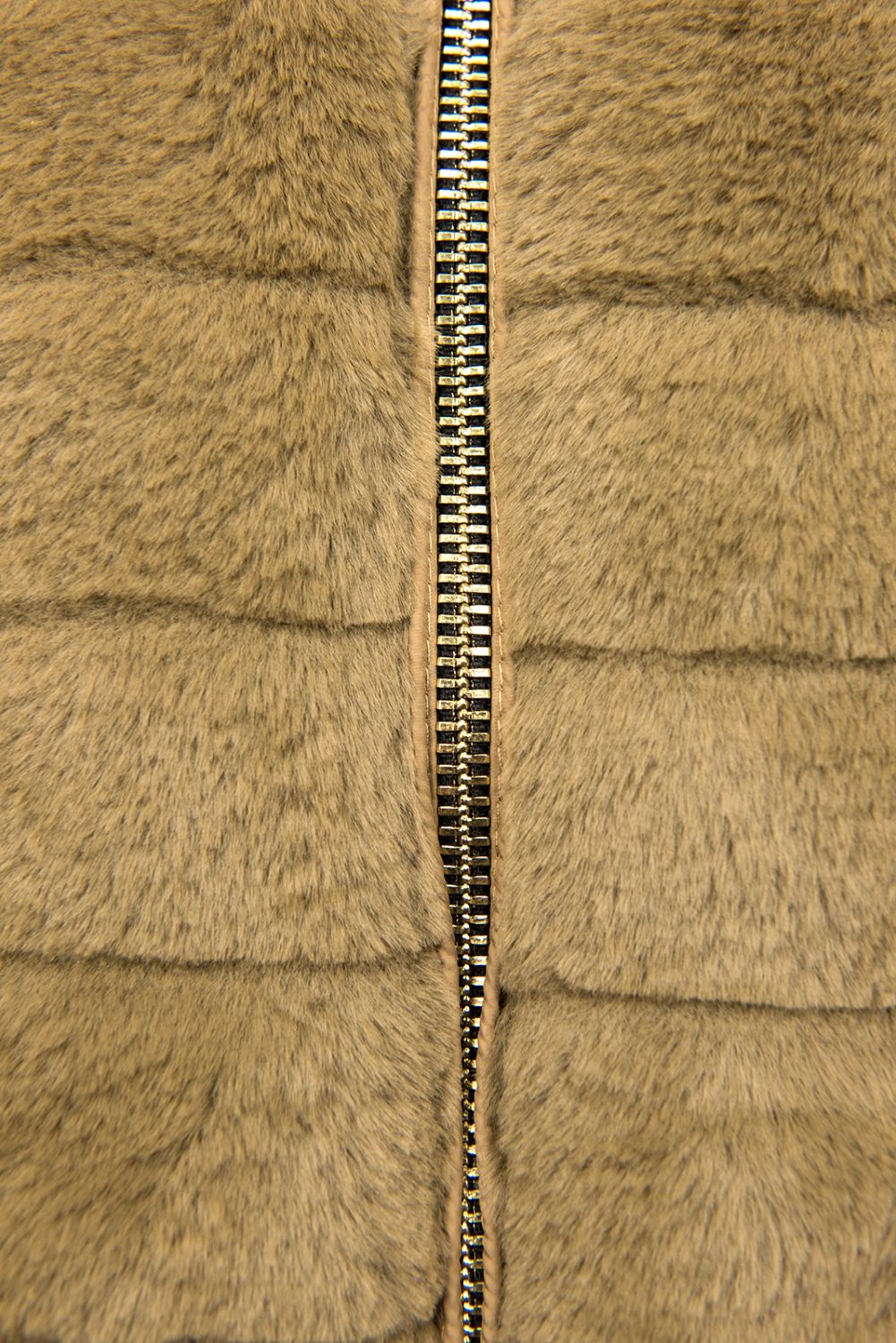 Hnědá-černá oboustranná bunda kombinovaná s plyšem