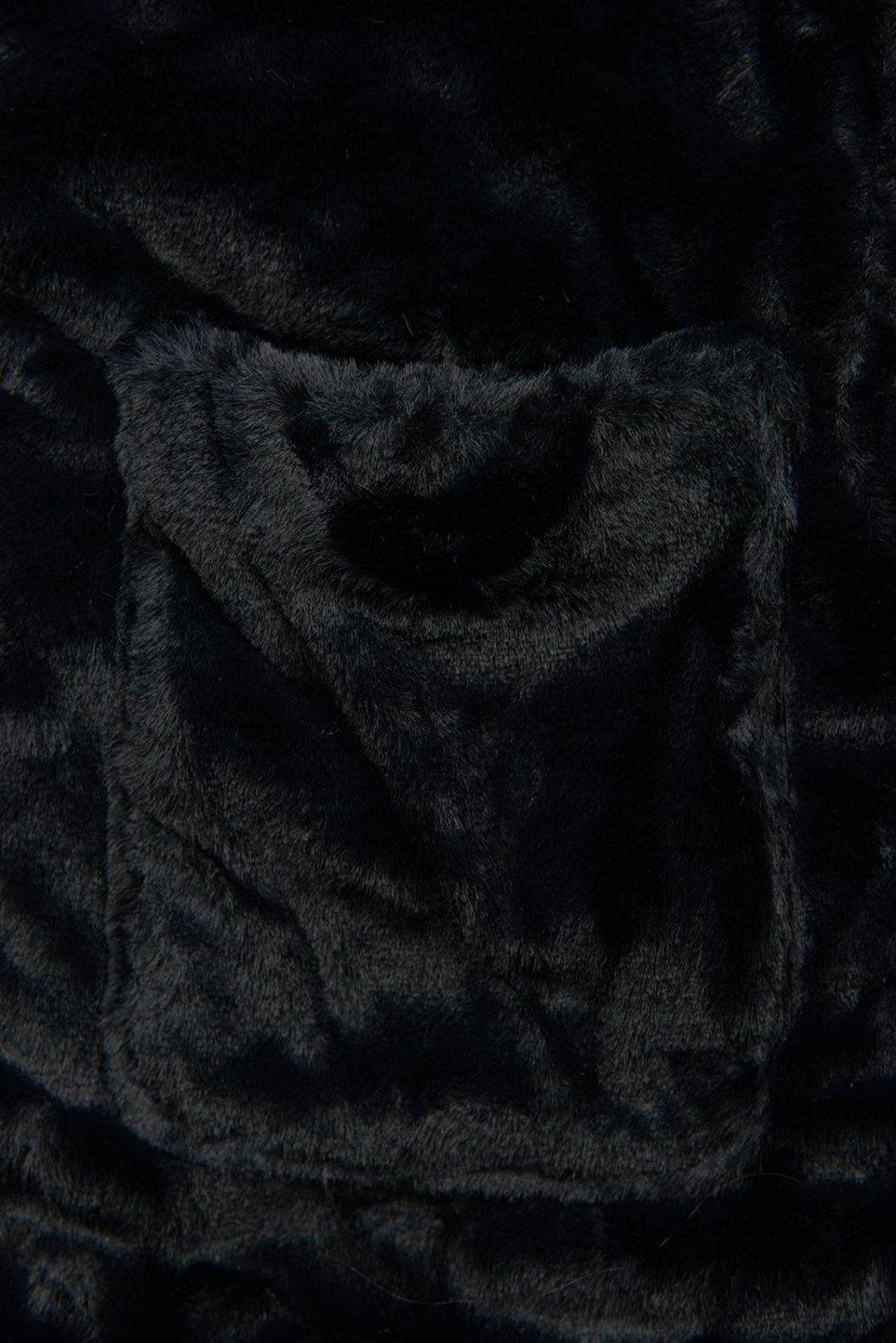 Tmavě modrá oboustranná zimní parka