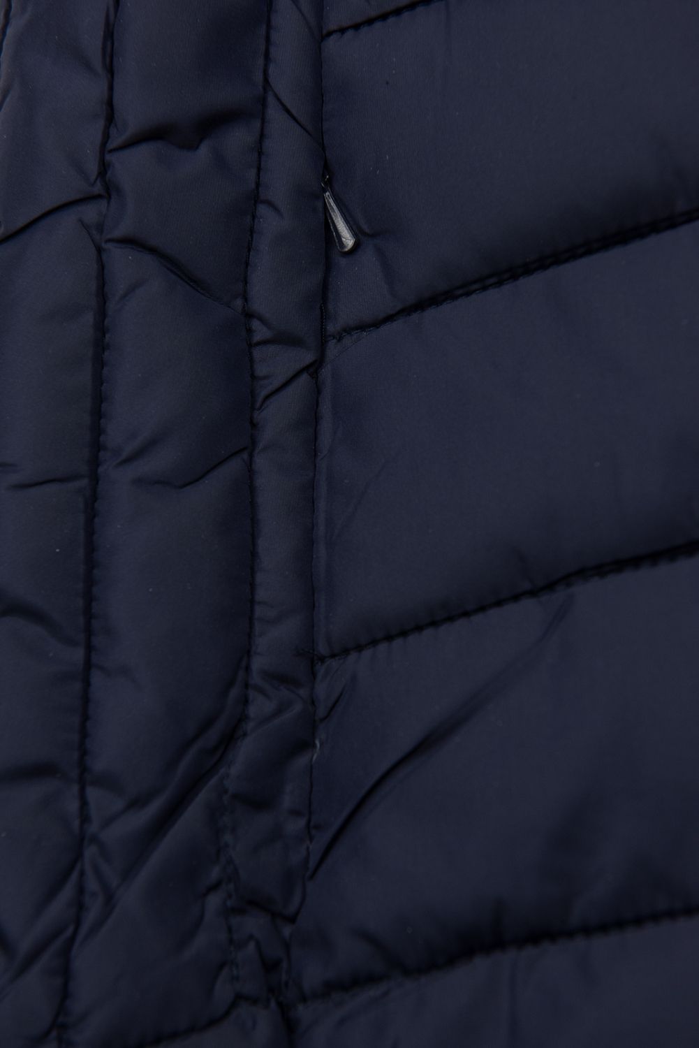 Přechodná prošívaná bunda tmavě modrá