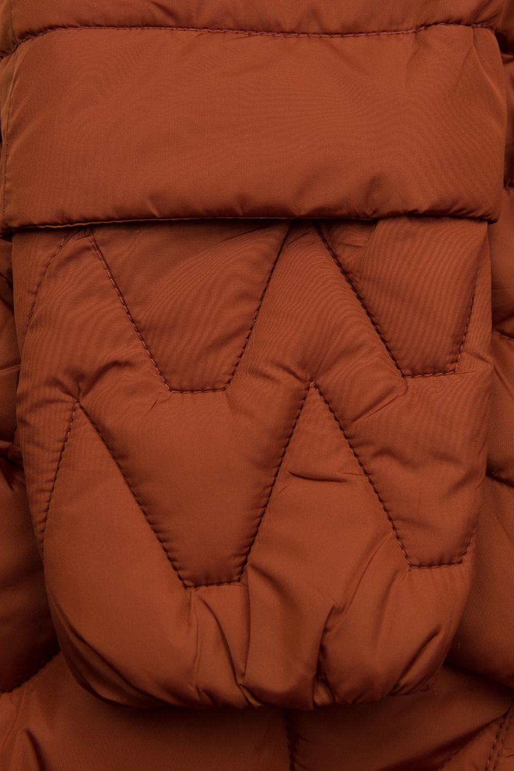 Skořicově hnědá kombinovaná bunda