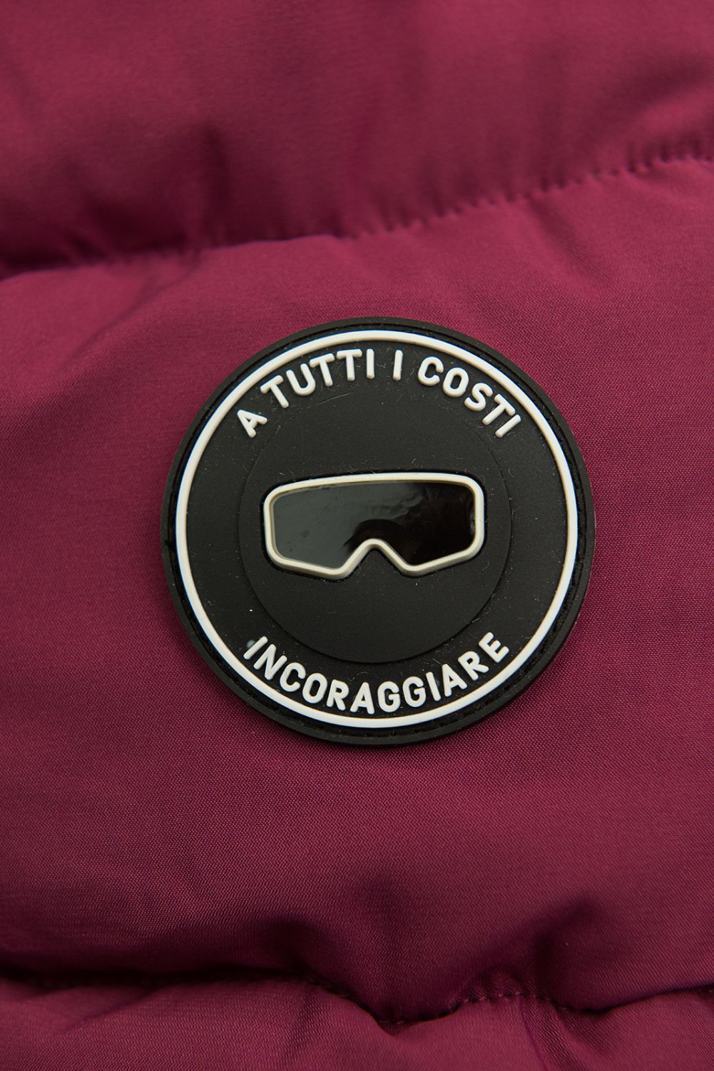 Dívčí zimní bunda v burgundy