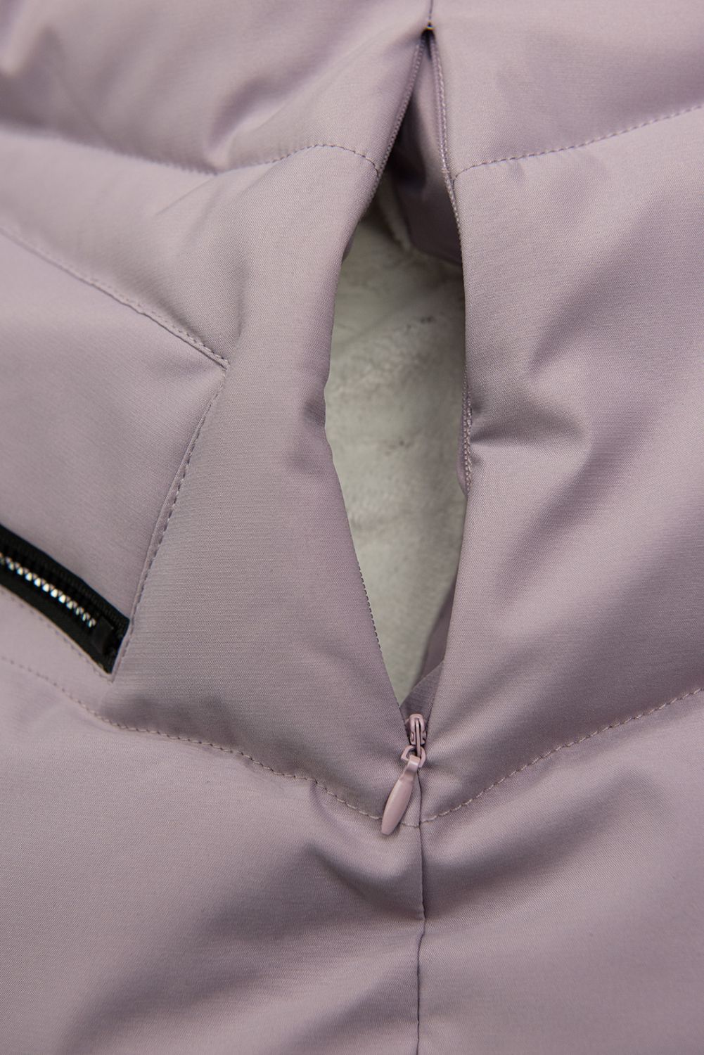 Dívčí extra teplá zimní bunda levandulová