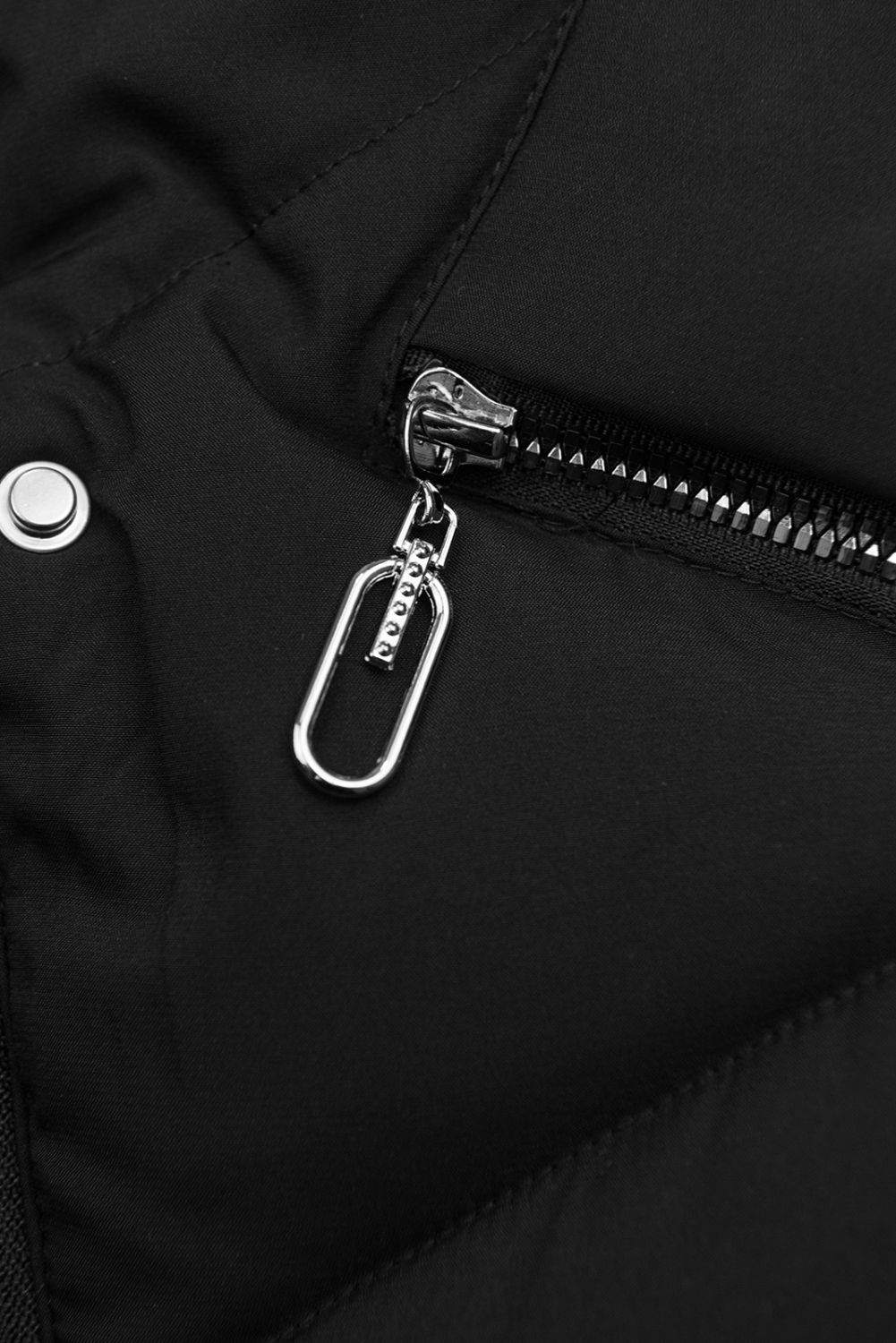 Dívčí extra teplá zimní bunda černá