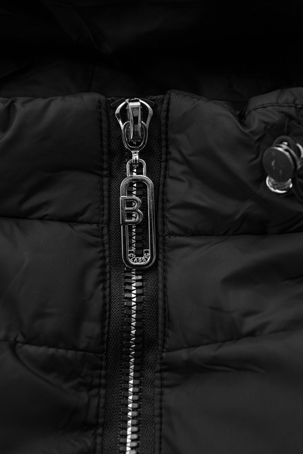 Dívčí černá zimní bunda DESIGN