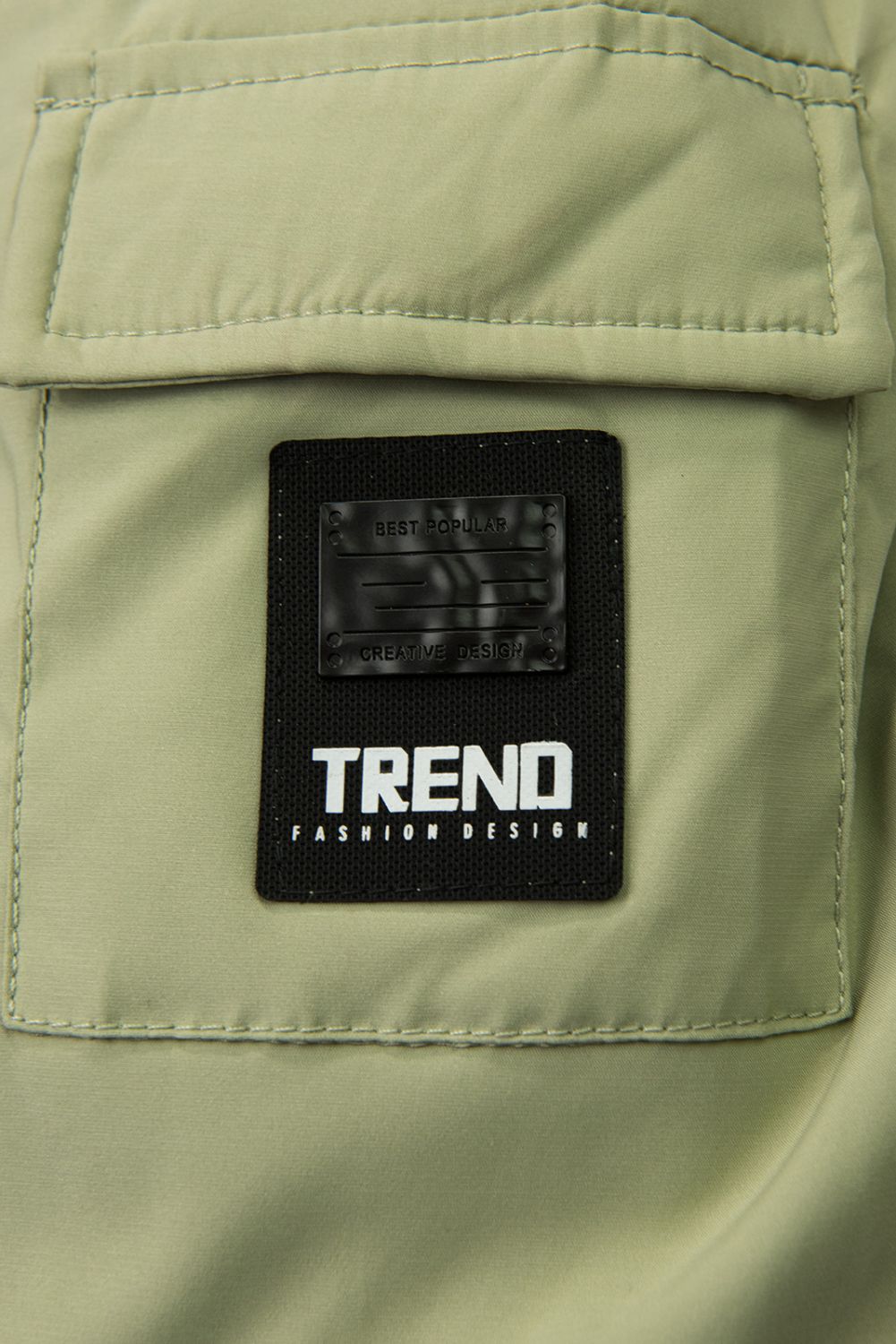 Chlapecká zimní bunda s kožešinou pistáciově zelená