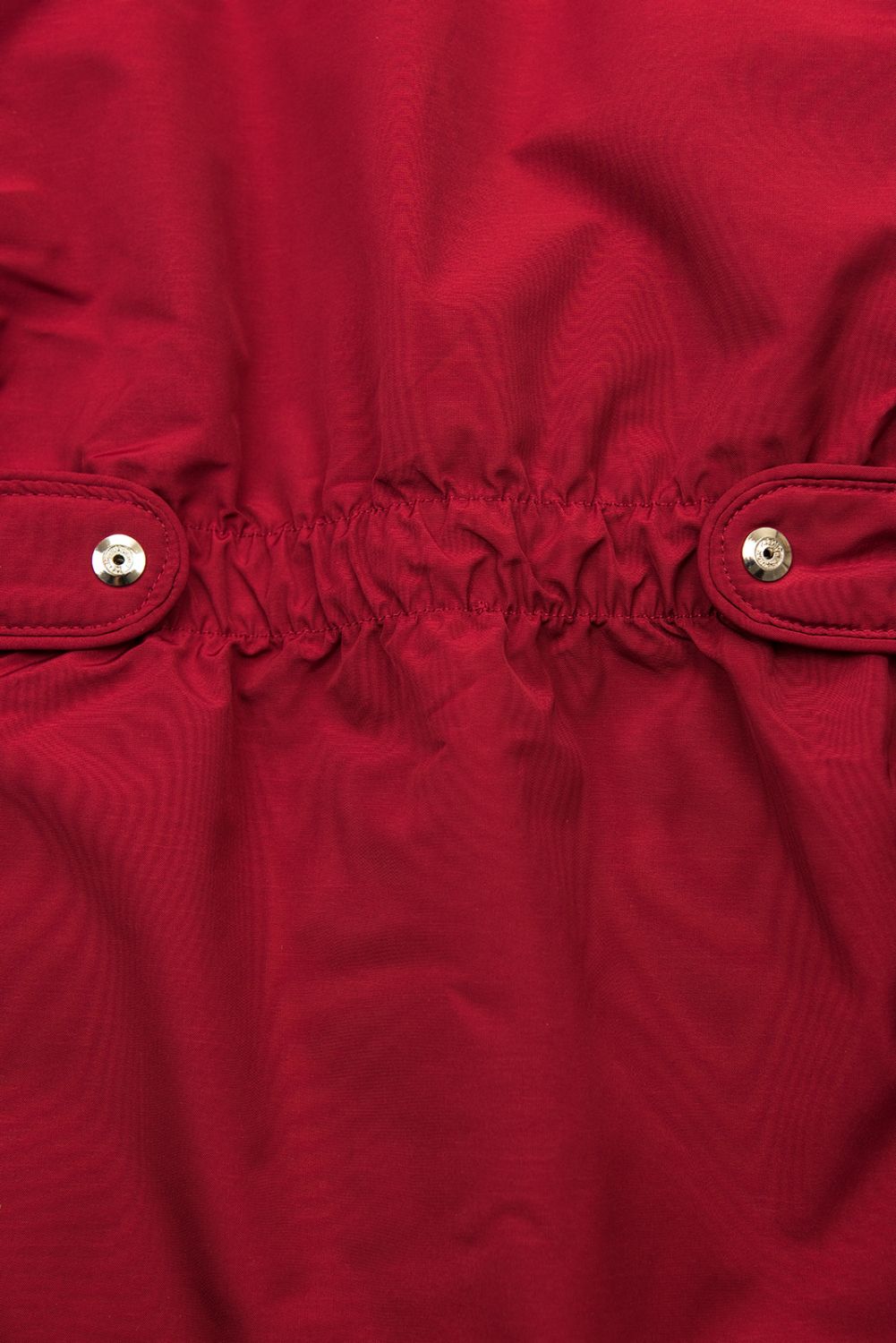 Červená/černá oboustranná podzimní bunda