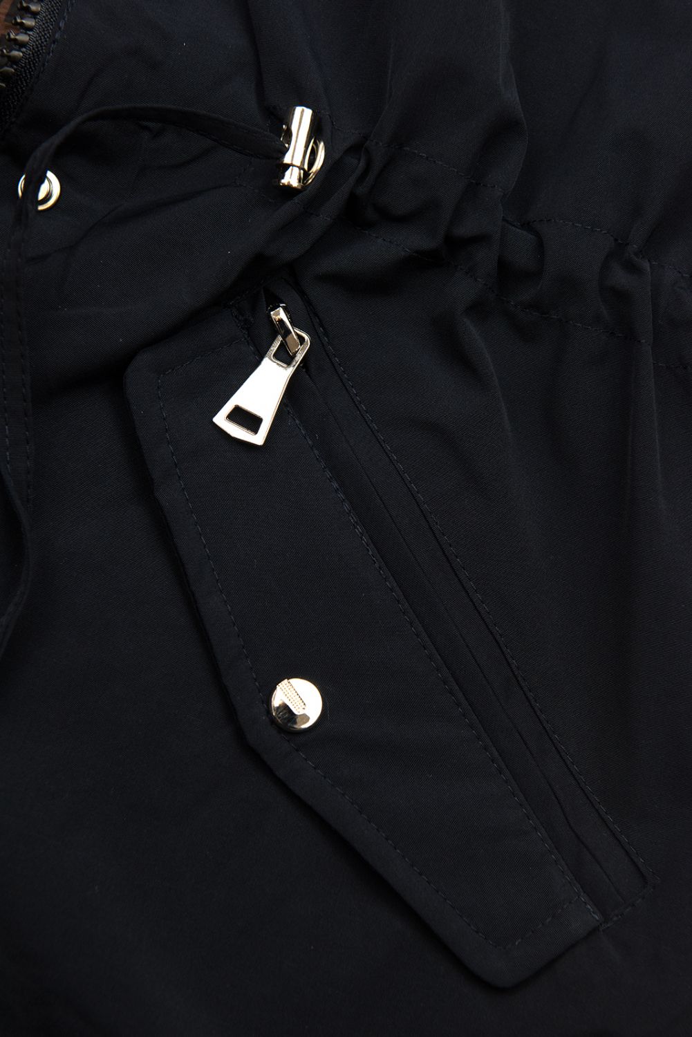 Lehká oboustranná parka tmavě modrá