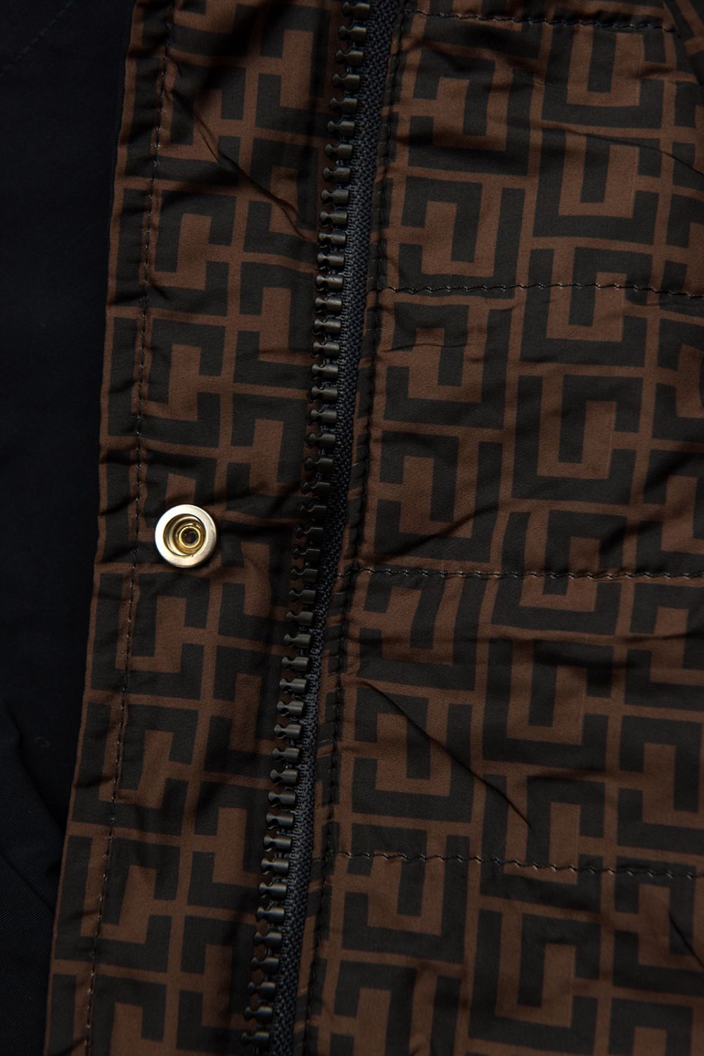 Lehká oboustranná parka tmavě modrá