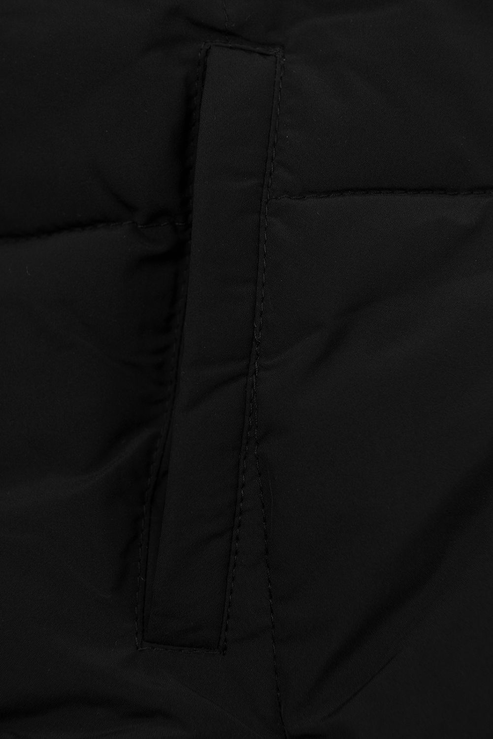 Černá zimní bunda 2 v 1