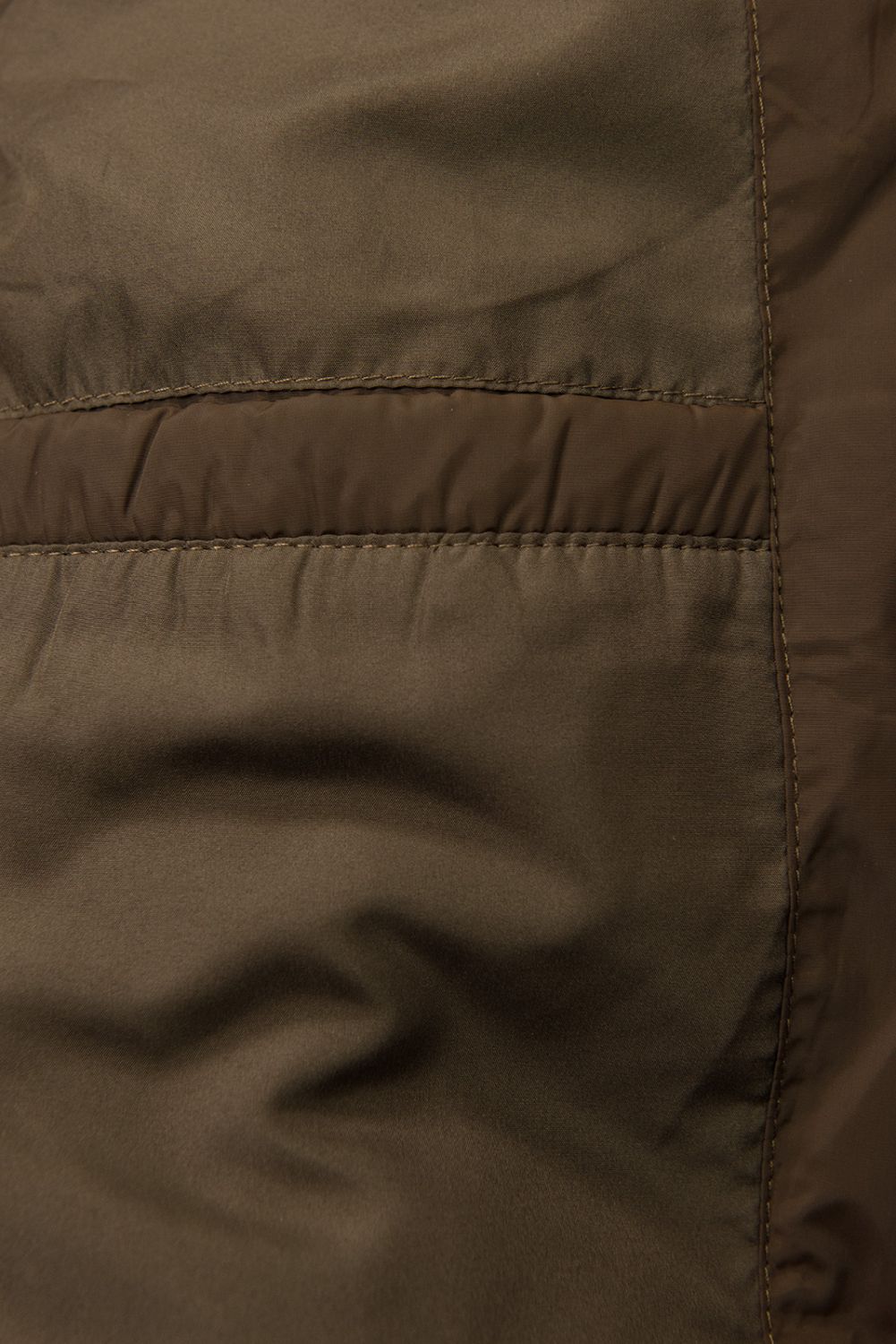 Čokoládově hnědá zimní bunda s páskem a kožešinou