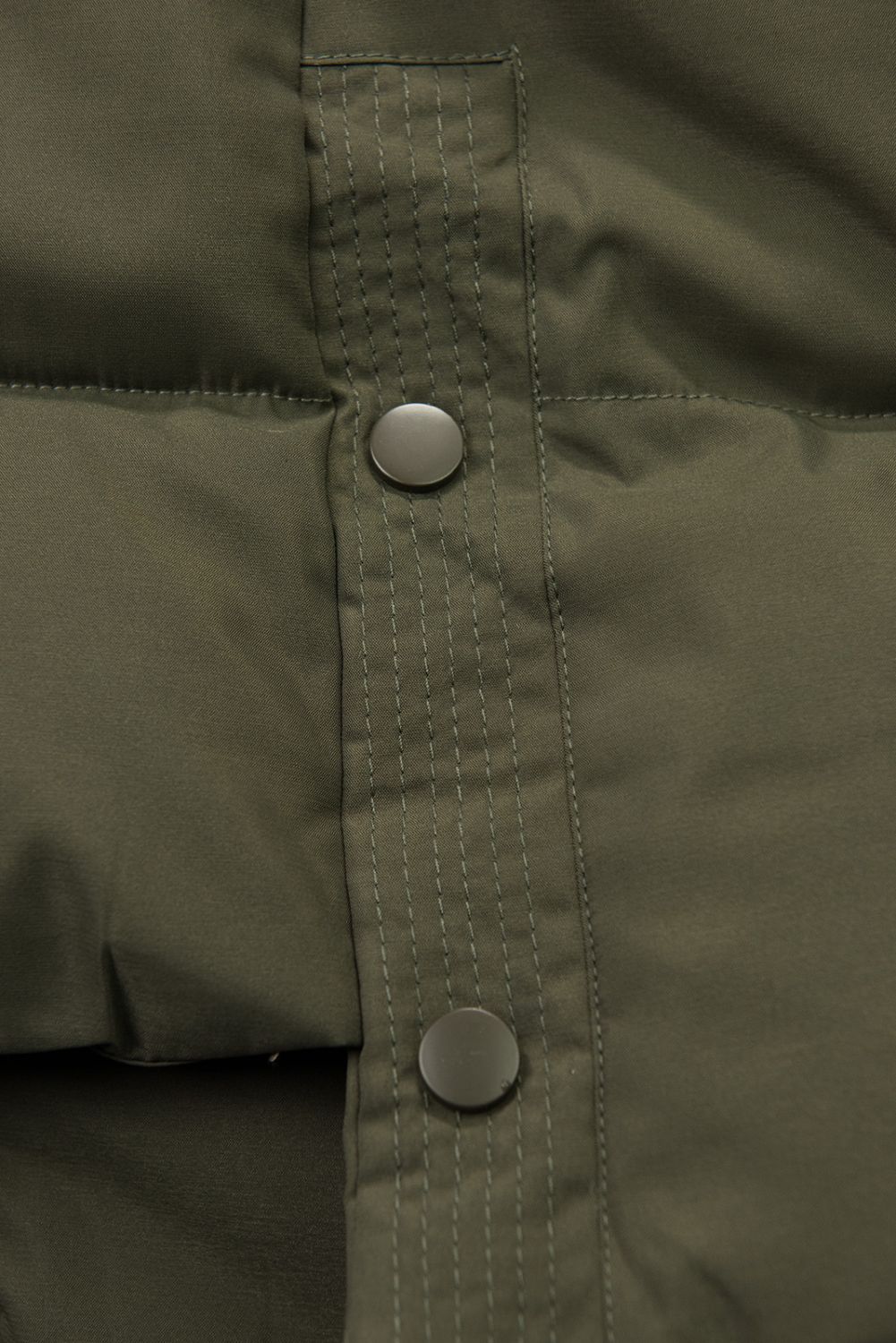 Zimní bunda s odepínací umělou kožešinou tmavě zelená