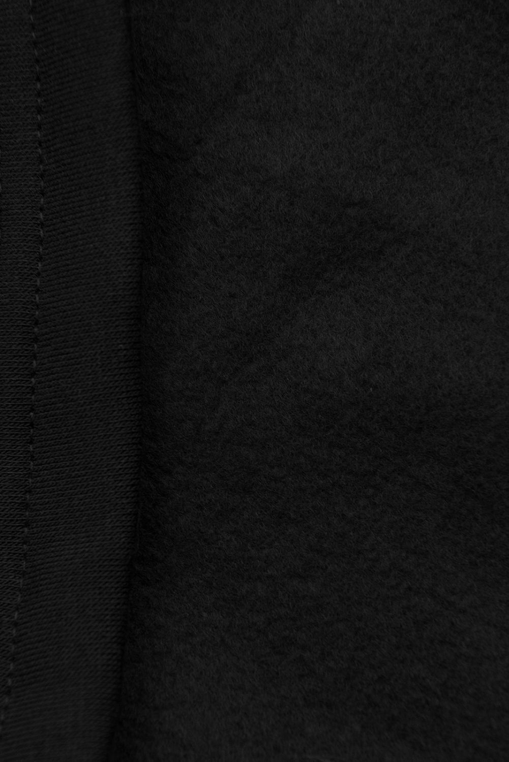 Prodloužená mikina černá/khaki