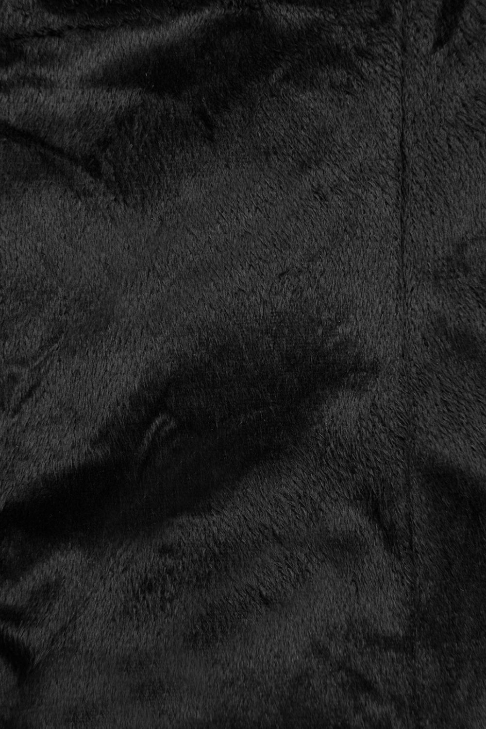 Černá zimní vesta s kapucí