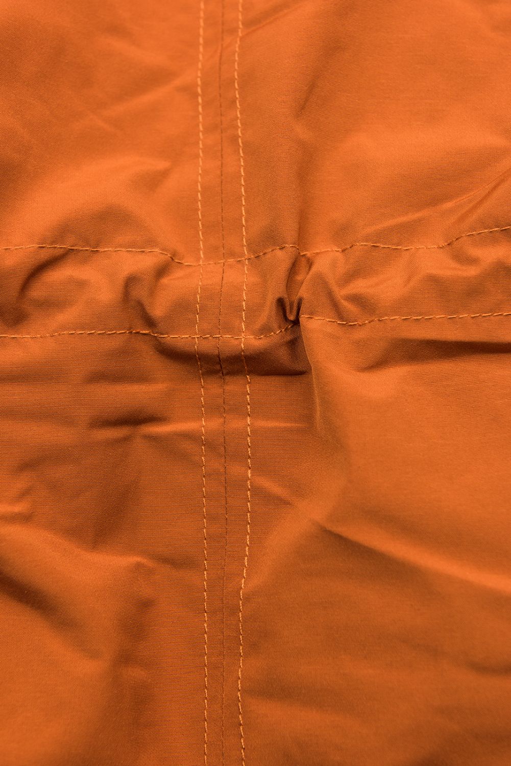 Zimní parka oboustranná cihlová/modrá