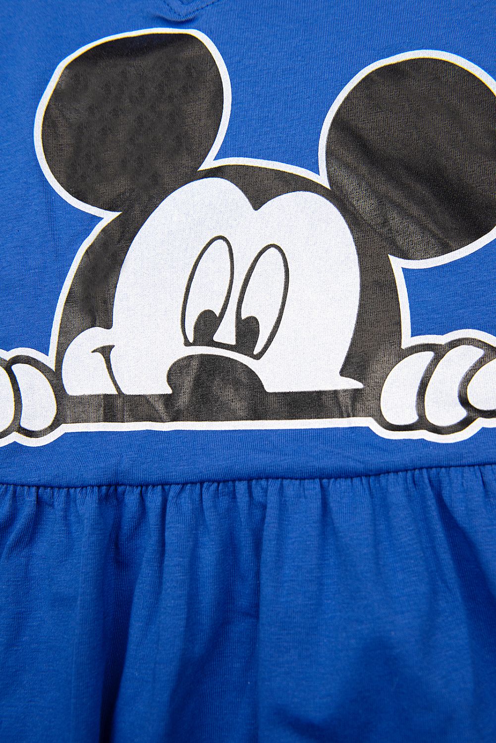 Kobaltově modré šaty v A-střihu