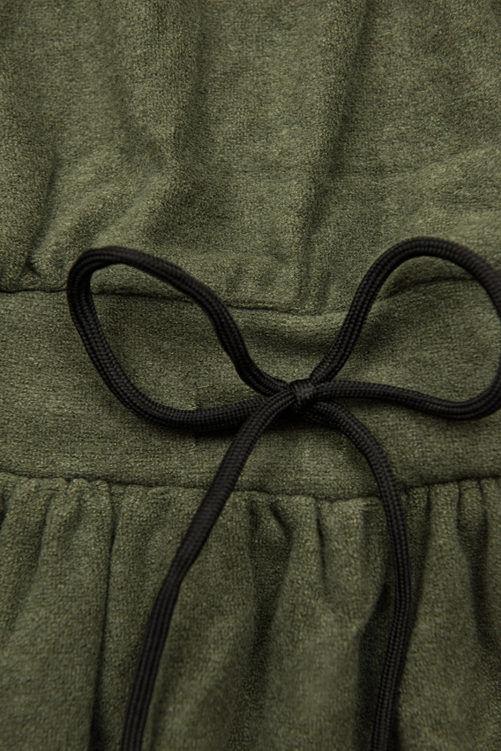 Army zelené krátké šaty s krajkou