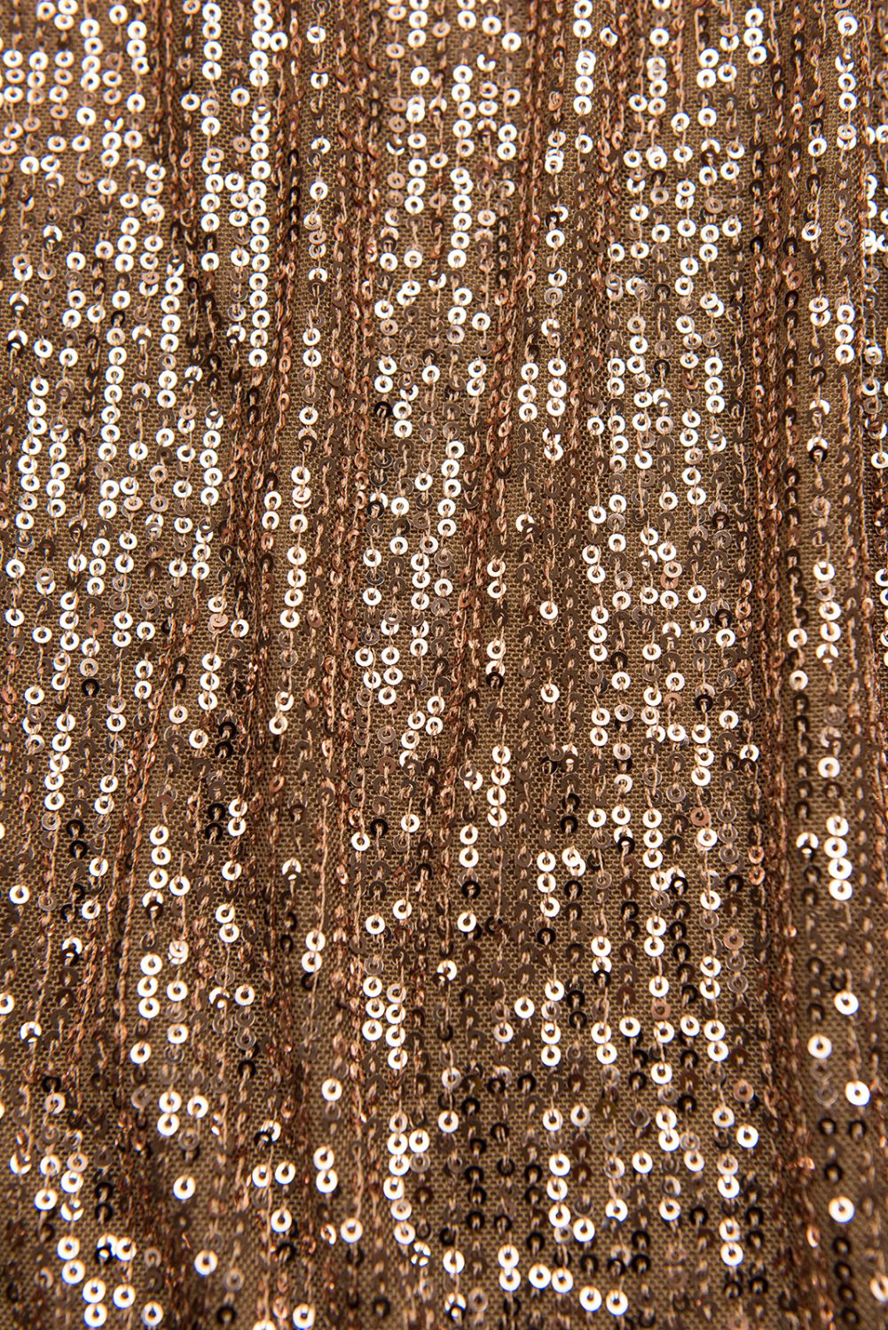 Mocca hnědé šaty s flitry