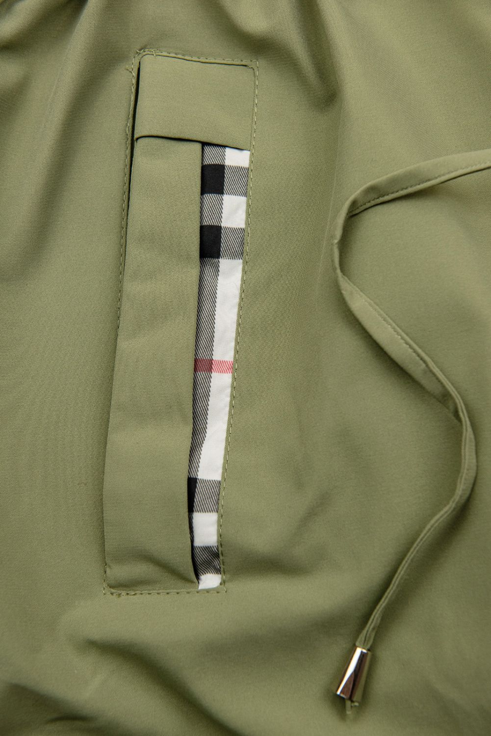 Khaki přechodný trenčkot