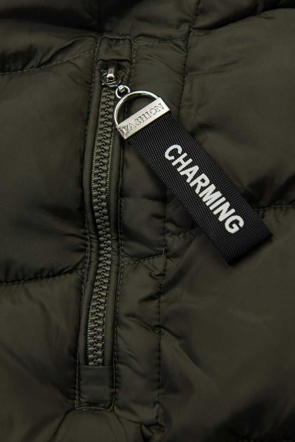 Zimní prošívaná khaki bunda ICE