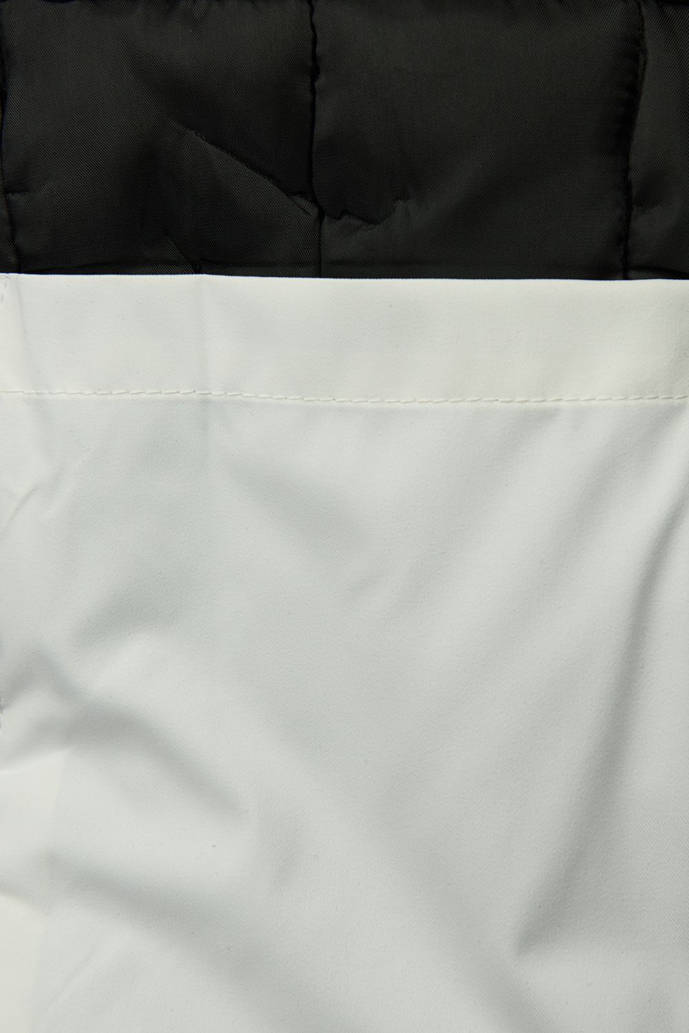 Bílá bunda/parka se stahováním v pase