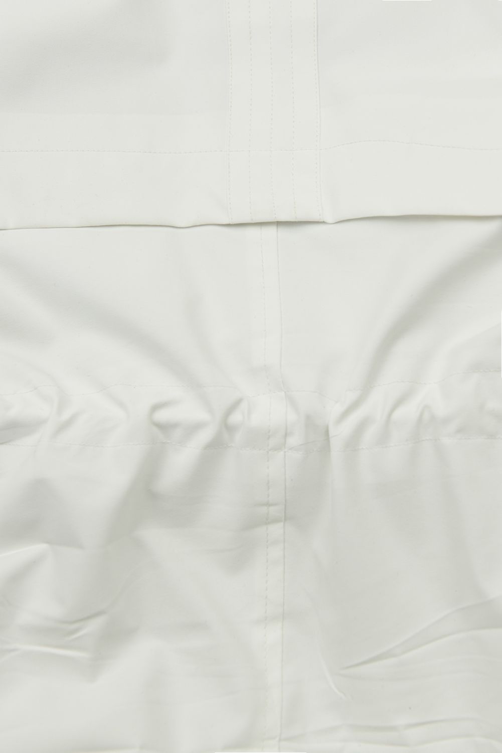 Bílá bunda/parka se stahováním v pase