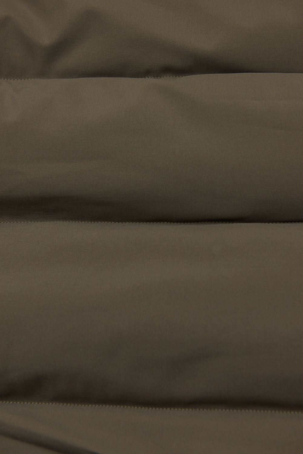 Tmavě béžová zimní bunda s vysokým límcem FLURRY