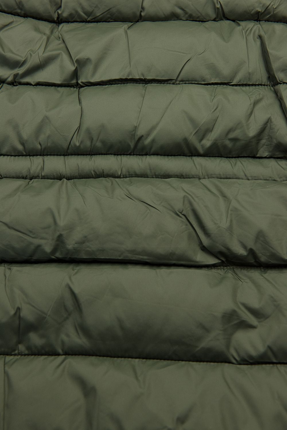 Khaki/zelená oboustranná zimní parka