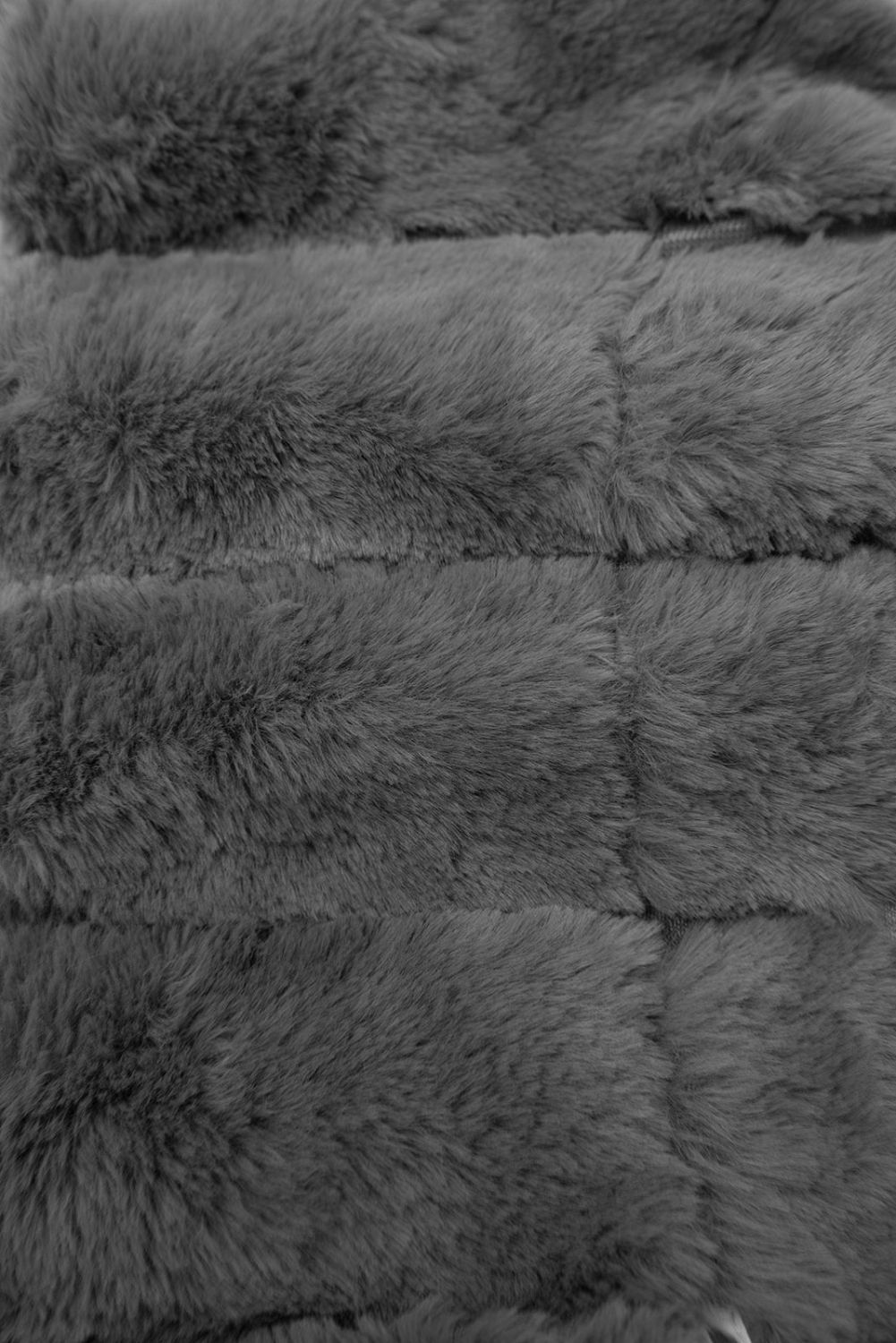 Oboustranná zateplená bunda bílá/šedá