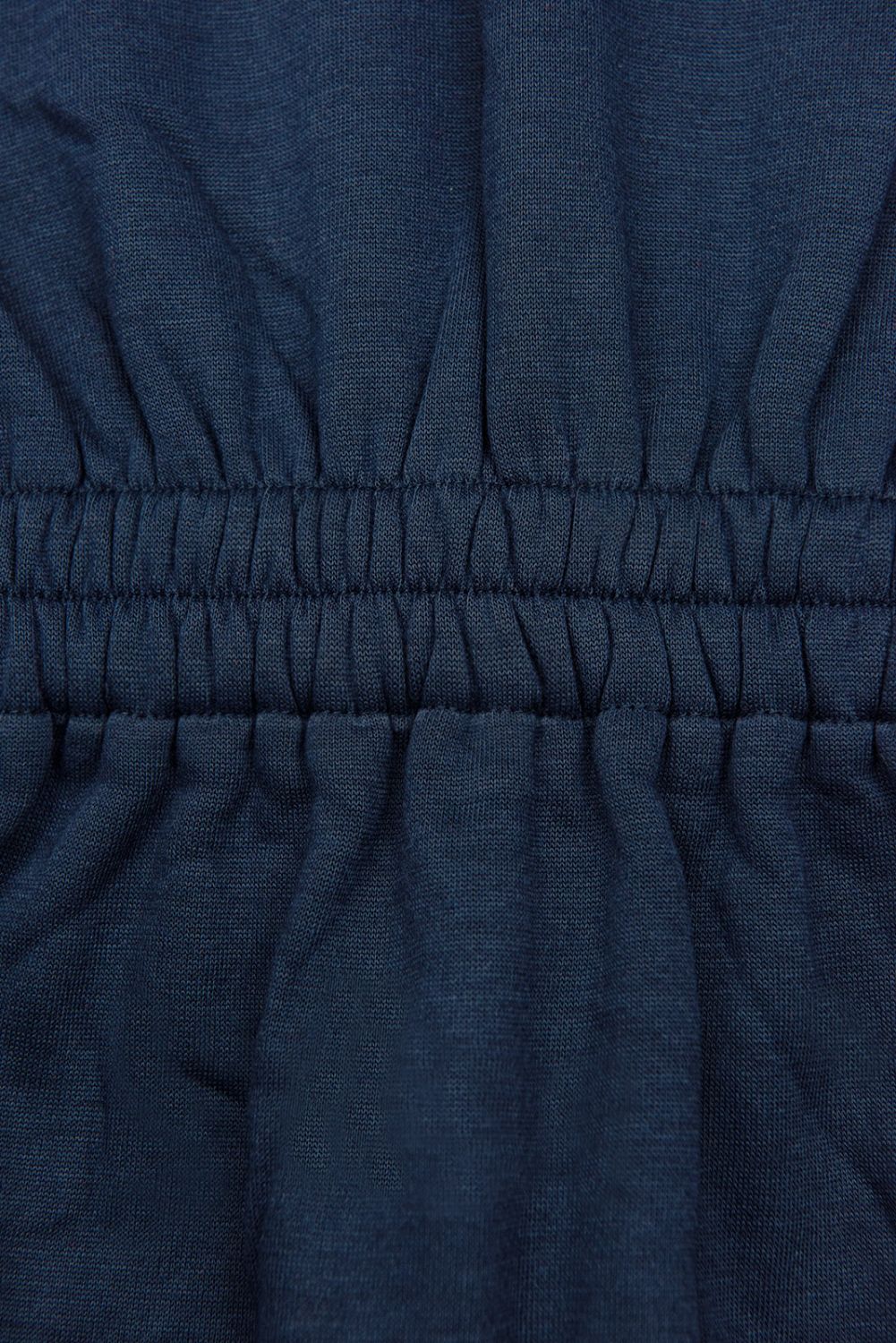 Tmavě modrá mikina s tvarovaným pasem