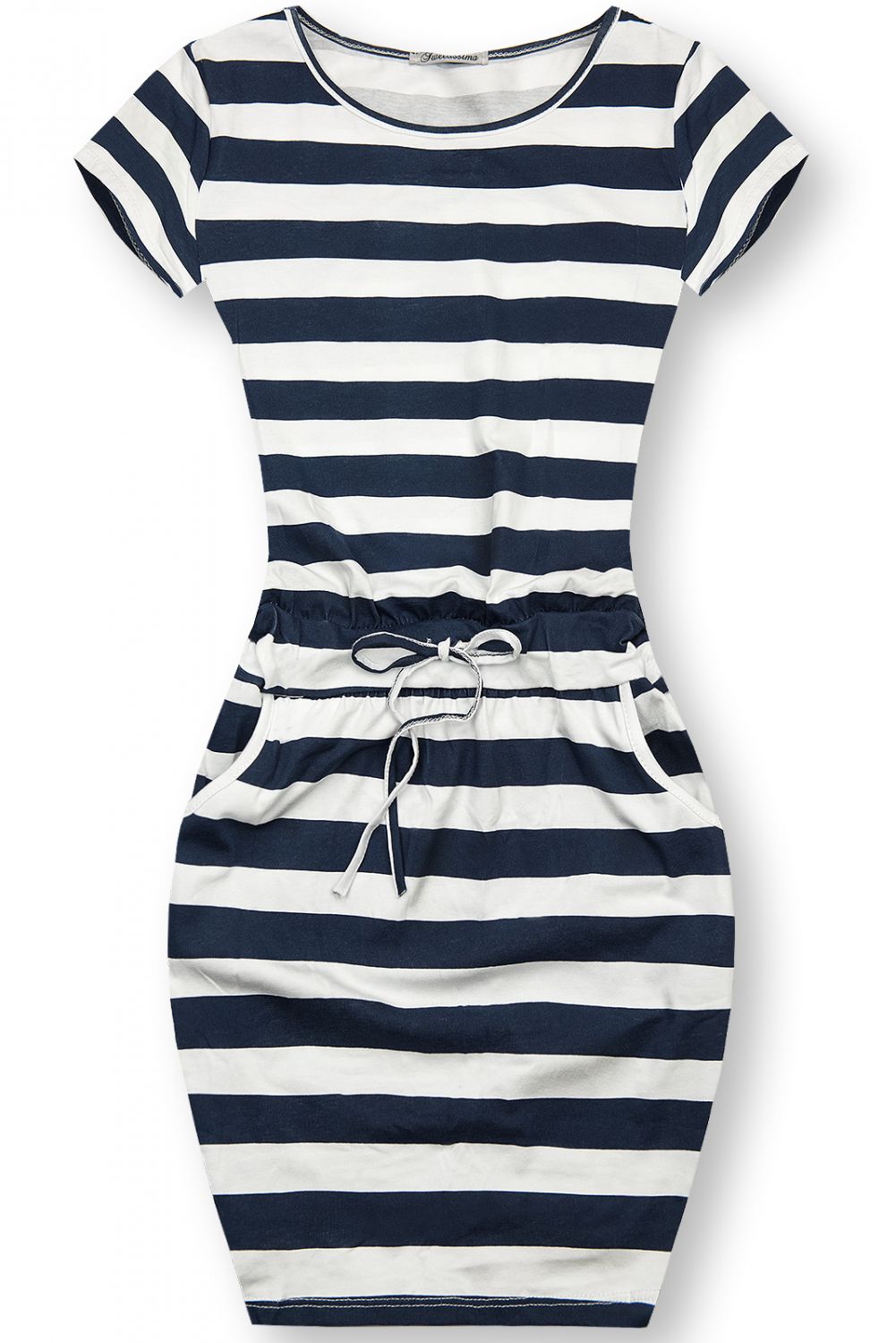 Pruhované bavlněné šaty X.