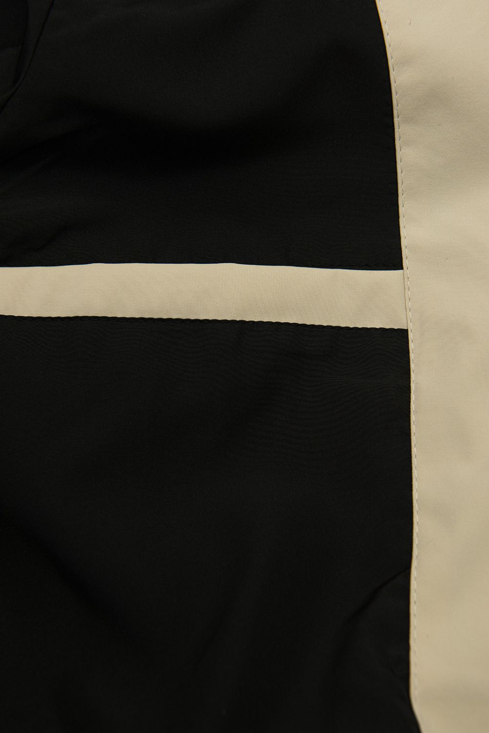 Béžová přechodná parka se stahováním v pase