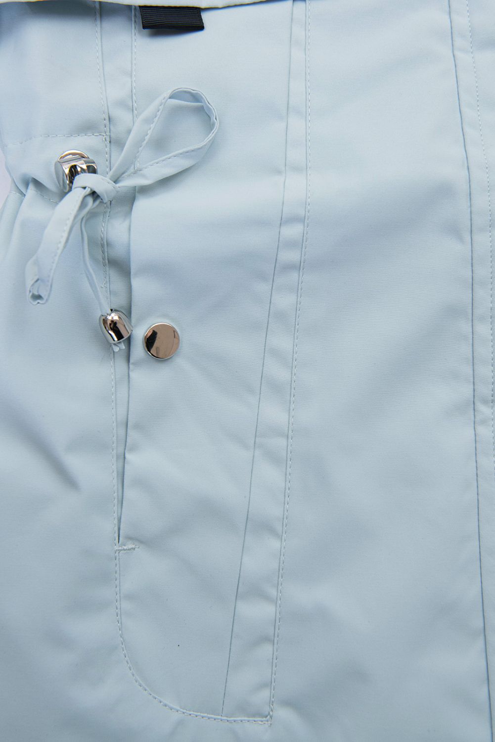 Světle modrá parka na jaro/podzim