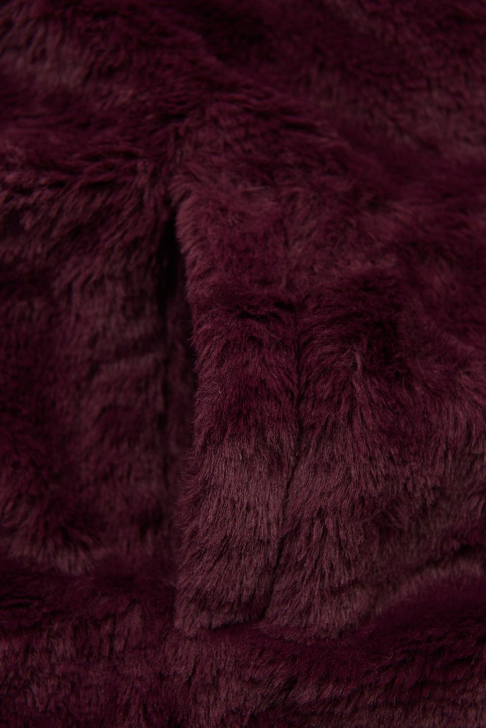 Vínově červená oboustranná zimní bunda