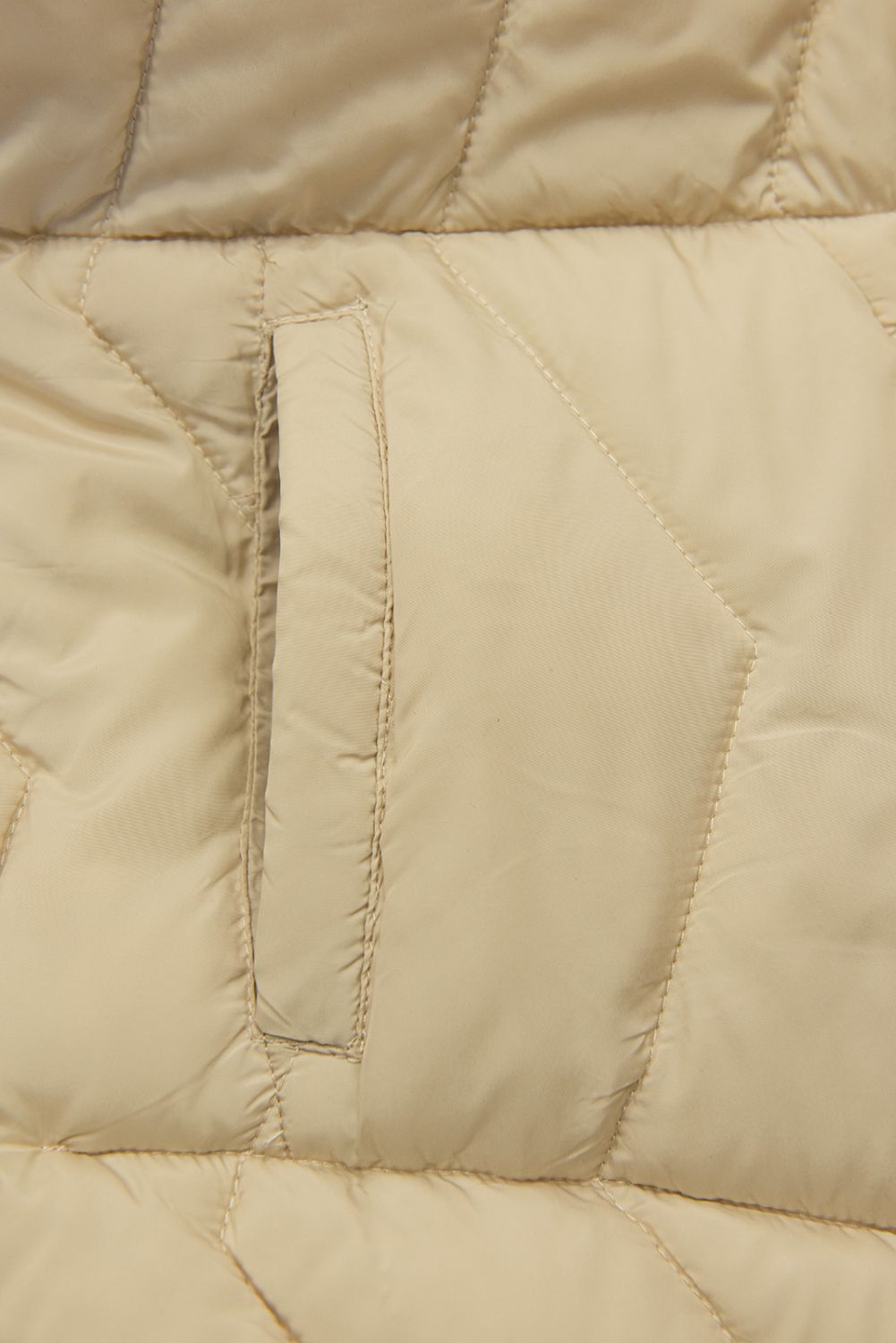 Oboustranná bunda s kapucí ecru/béžová