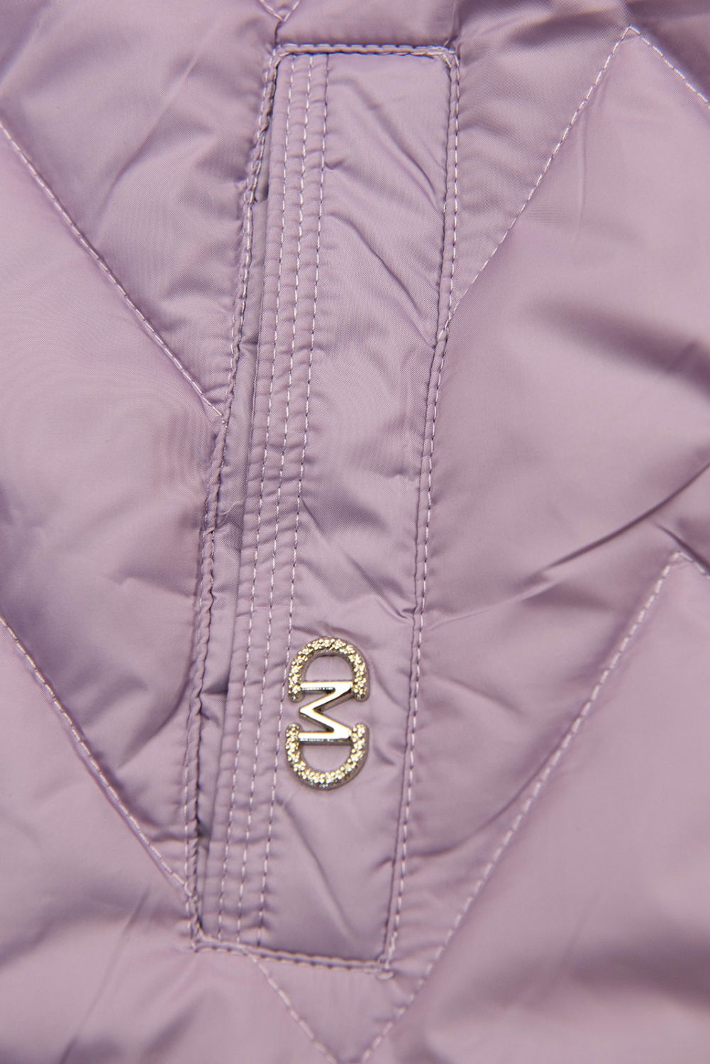 Světle fialová prodloužená vesta