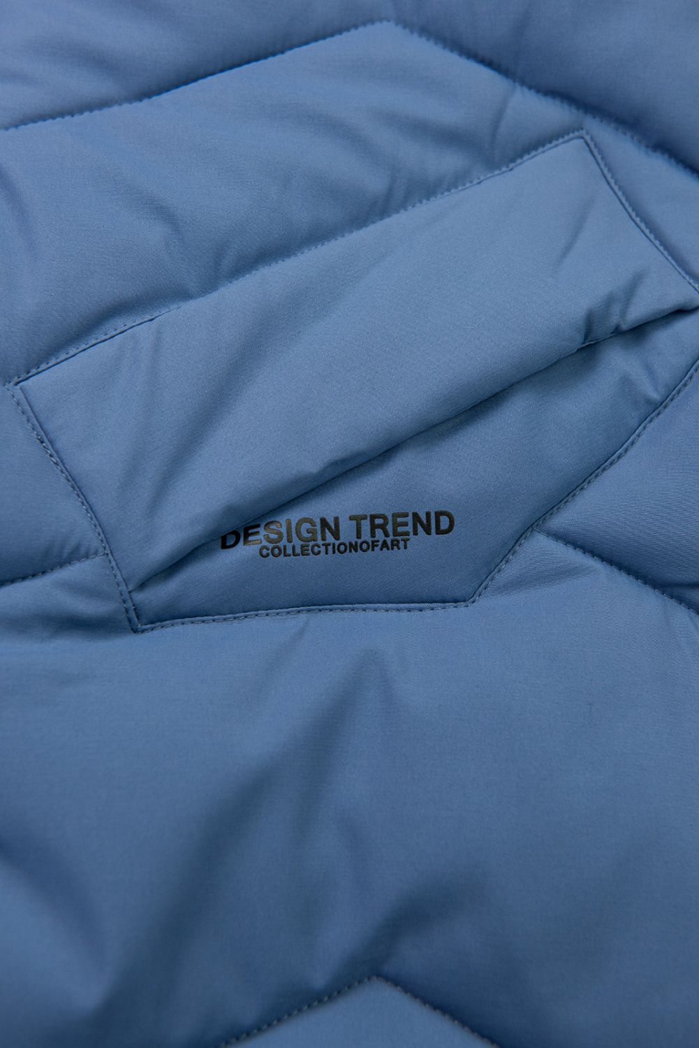 Modrá zimní bunda s kapucí FROST