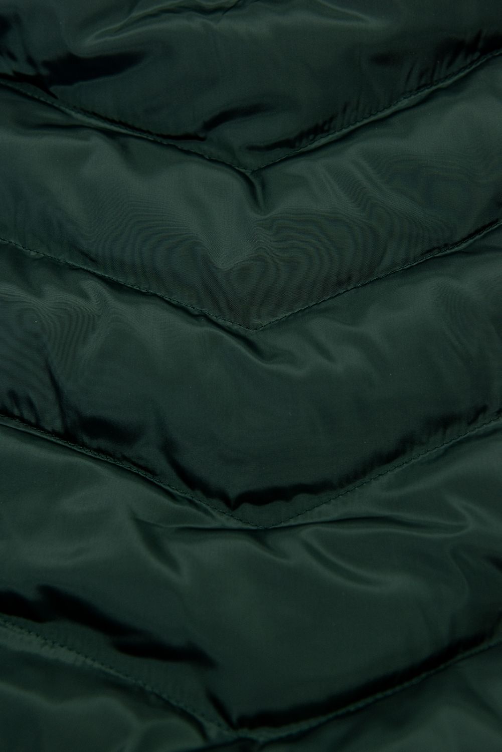 Tmavě zelená prošívaná bunda na podzim/zimu