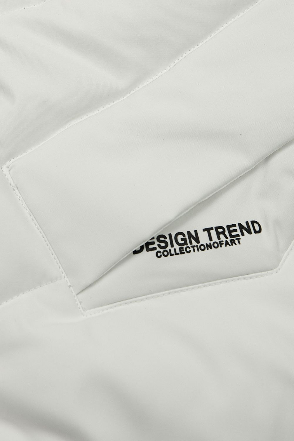 Bílá zimní bunda s kapucí FROST