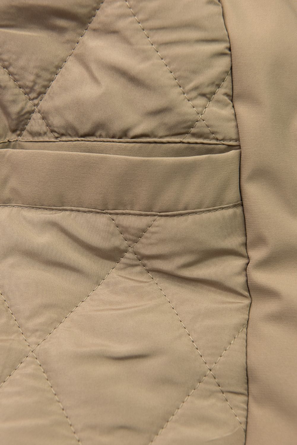 Zimní bunda/parka se stahováním v pase béžová