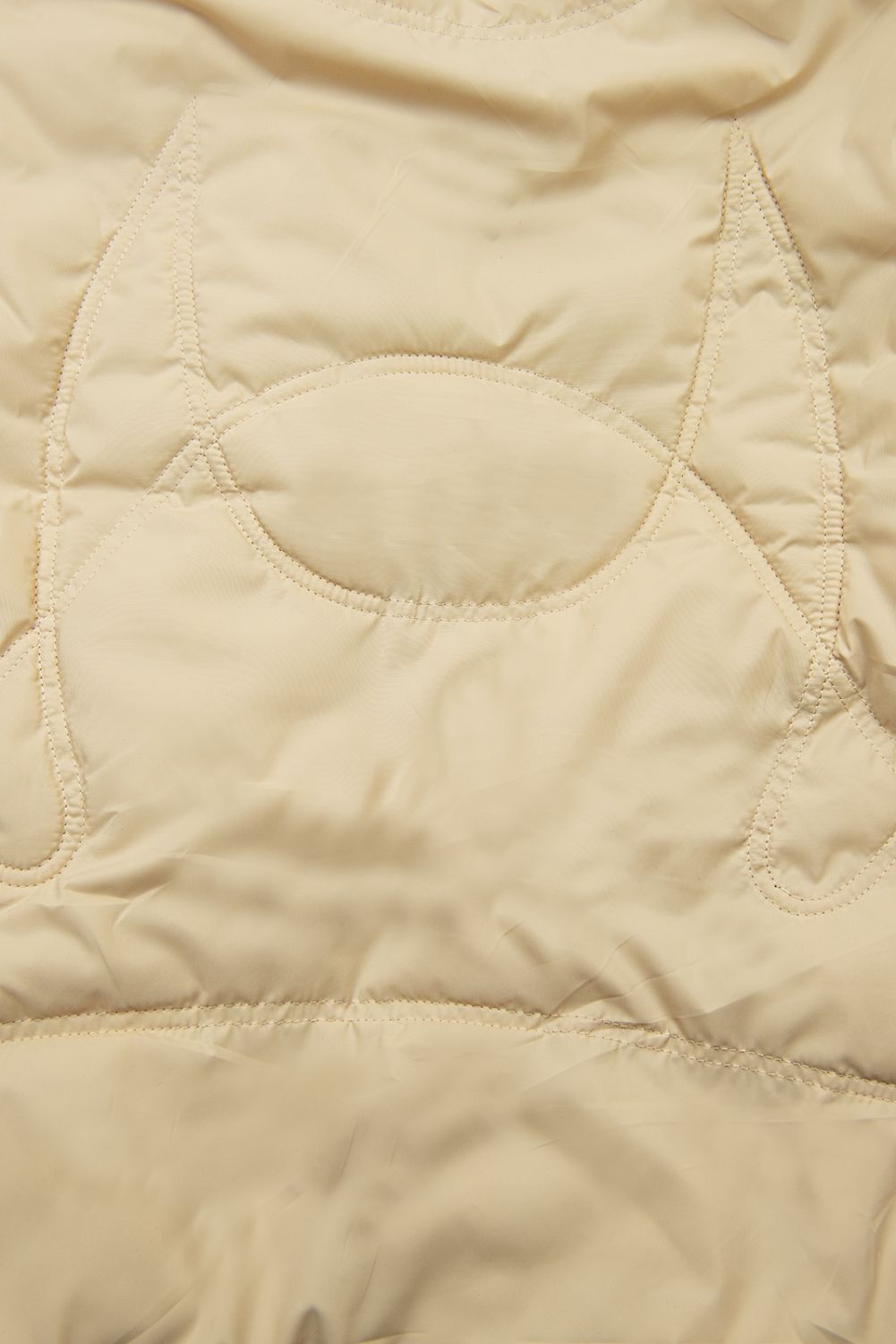 Přechodná béžová bunda s kapucí