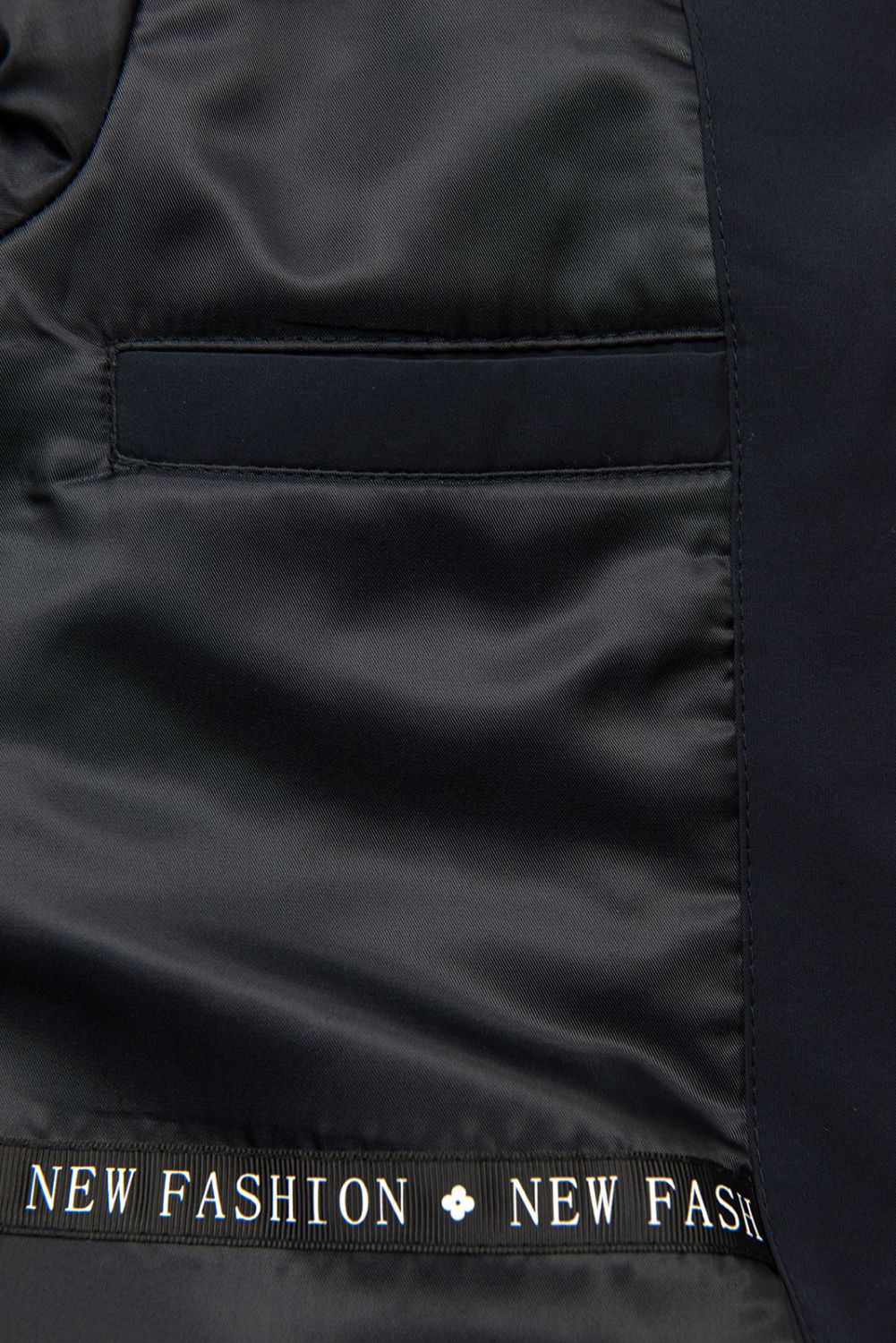 Tmavě modrá parka FASHION