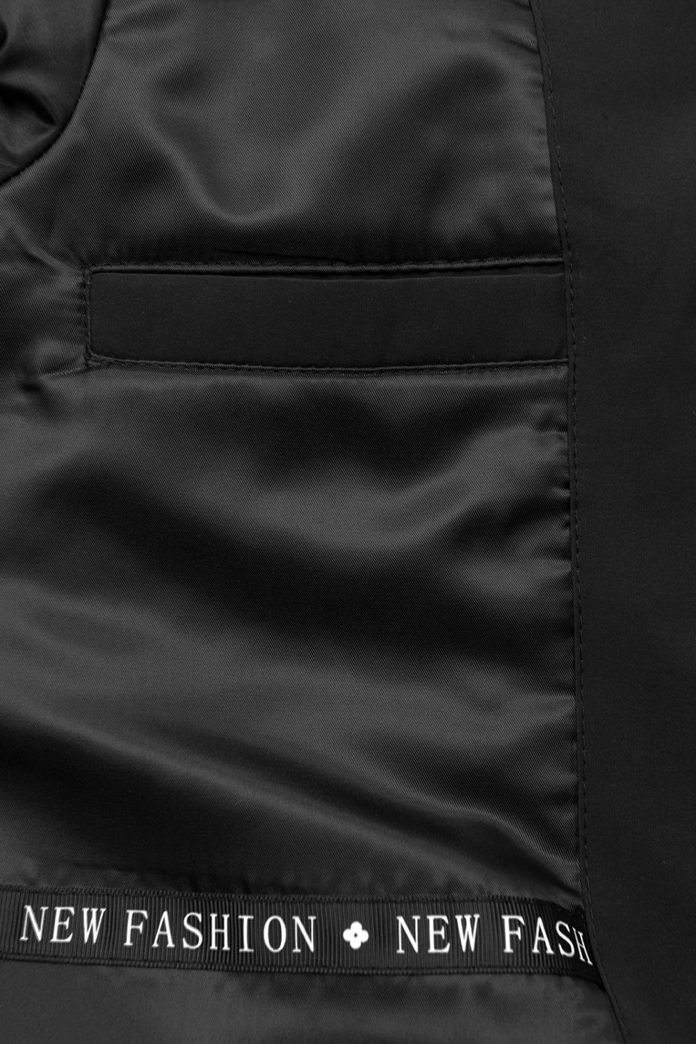 Černá parka FASHION