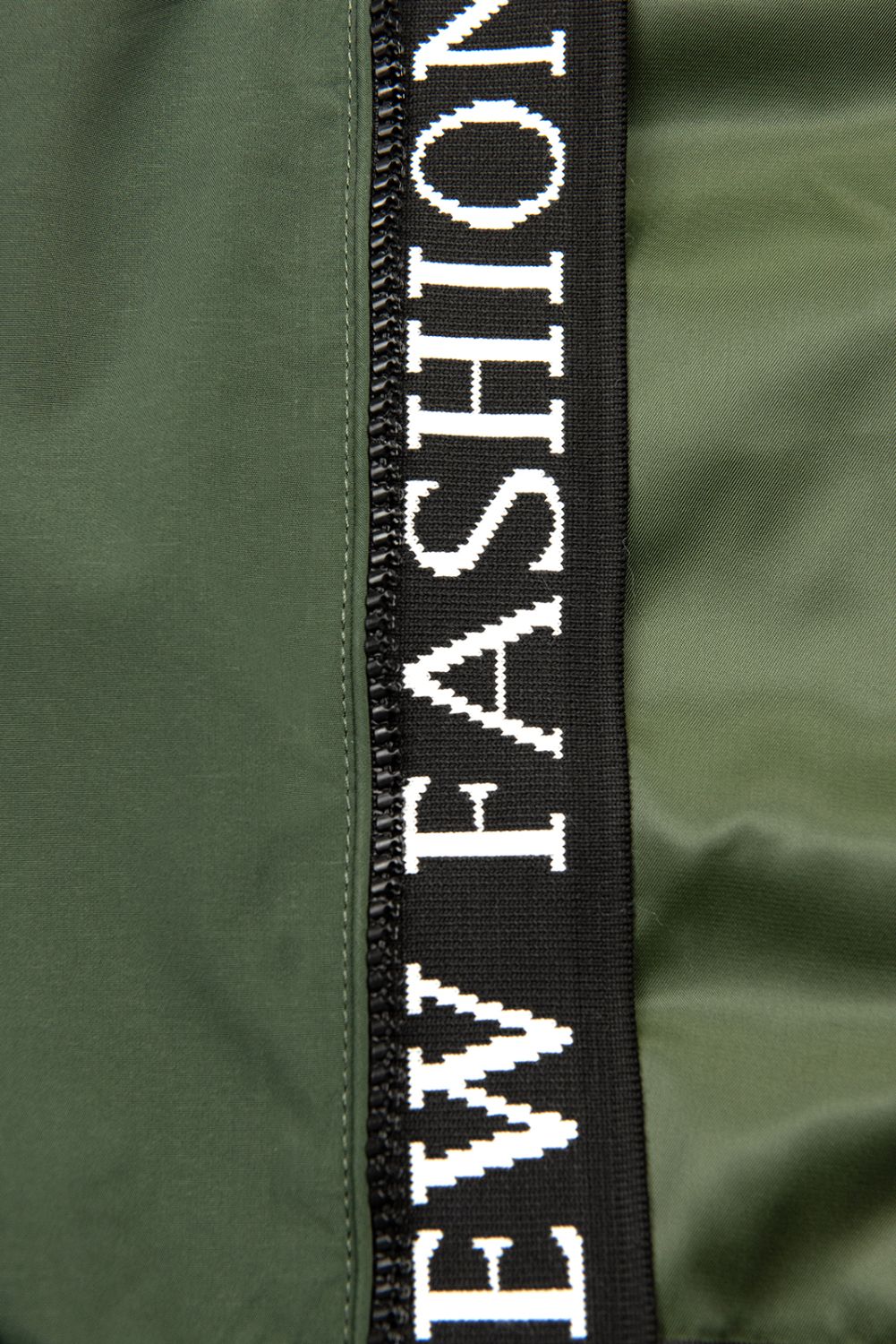 Olivově zelená parka FASHION