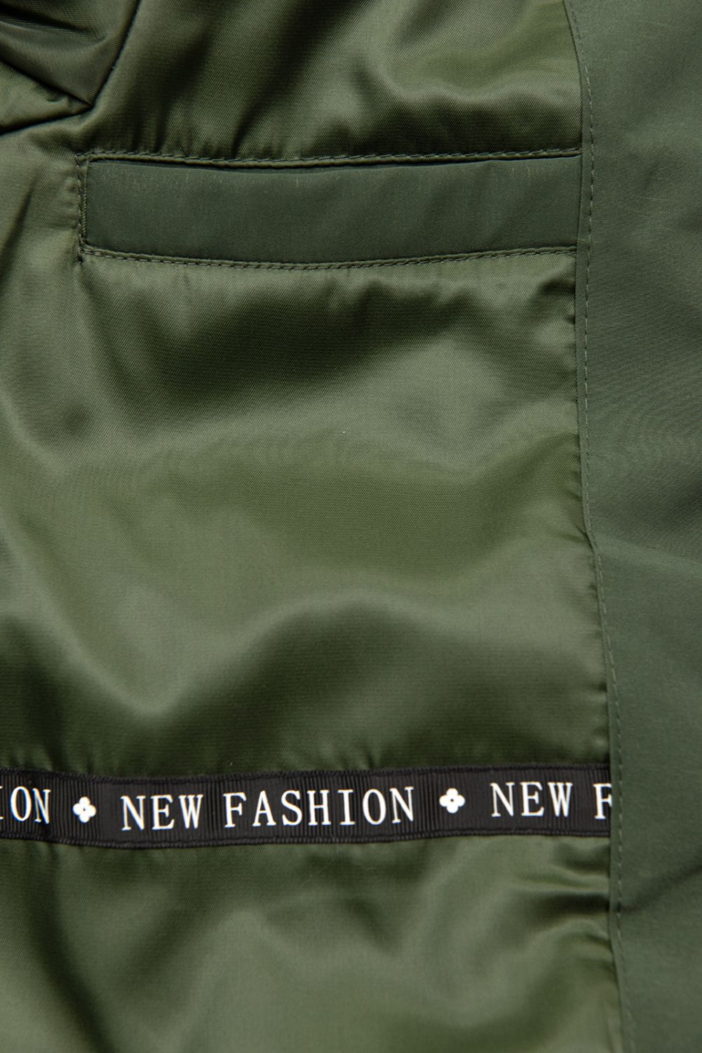 Olivově zelená parka FASHION