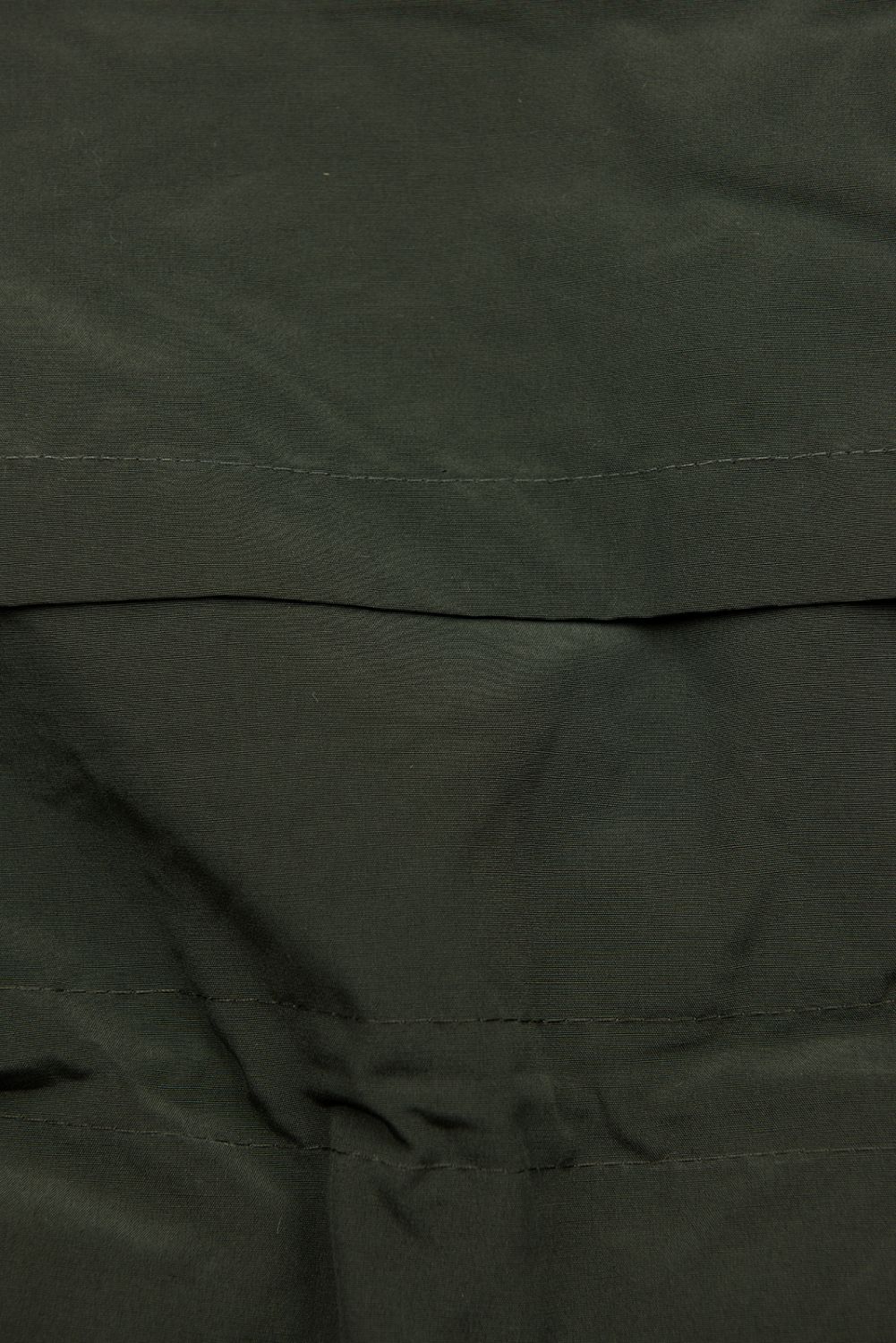 Tmavě zelená zimní parka s plyšem a kožešinou