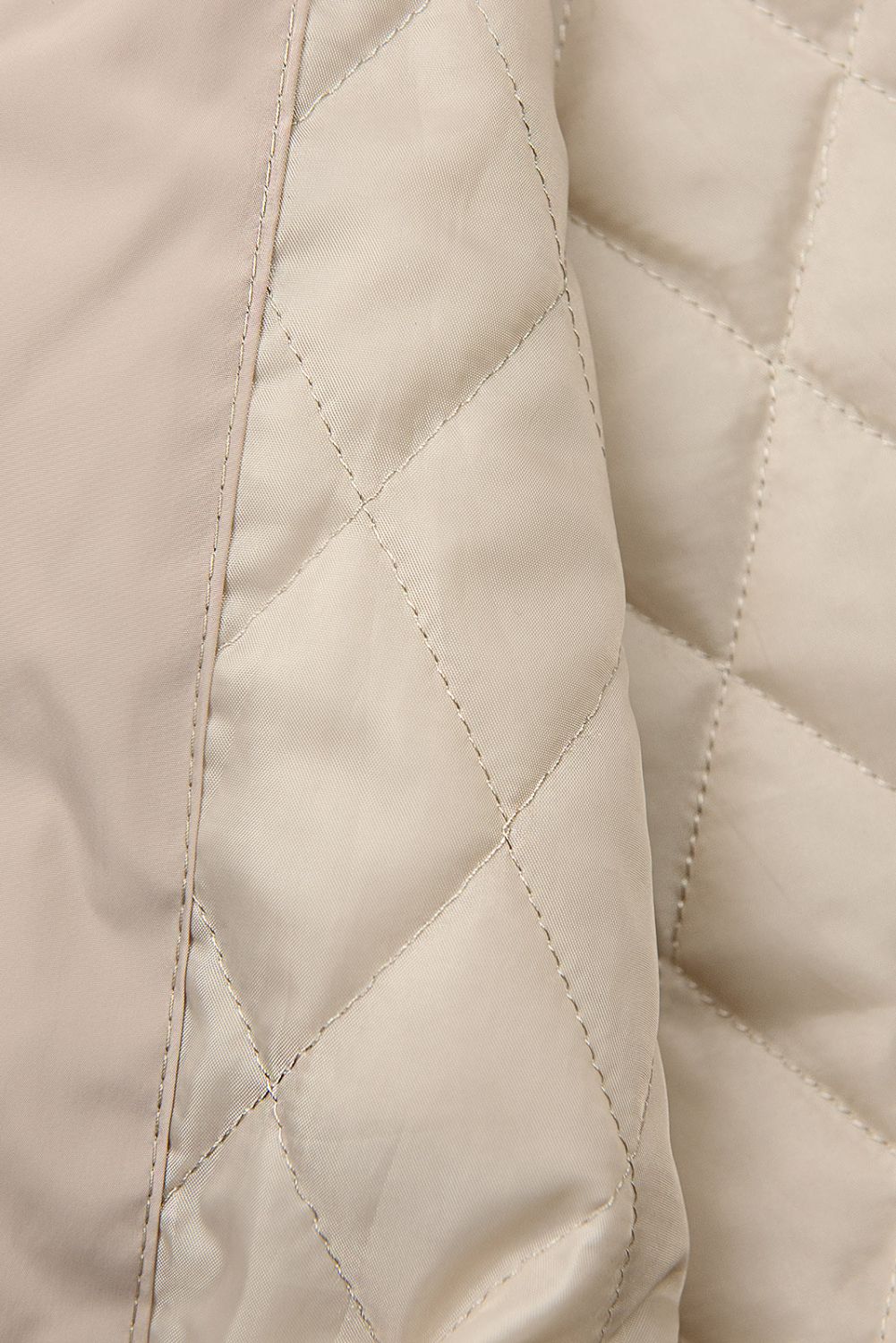 Béžový prodloužený plášť/parka