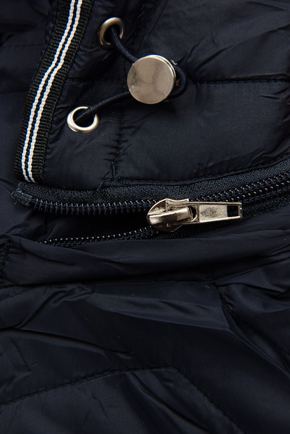 Lehká přechodná bunda tmavě modrá