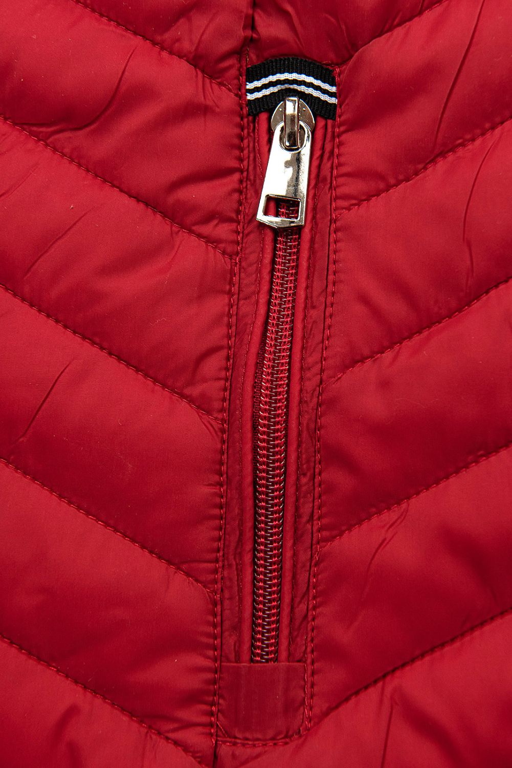 Lehká přechodná bunda červená