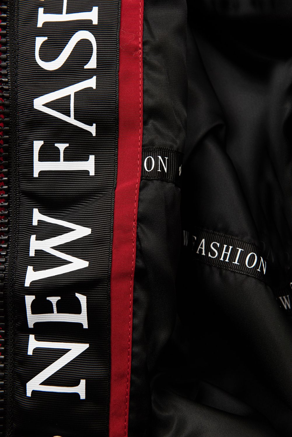 Lehká přechodná parka FASHION červená